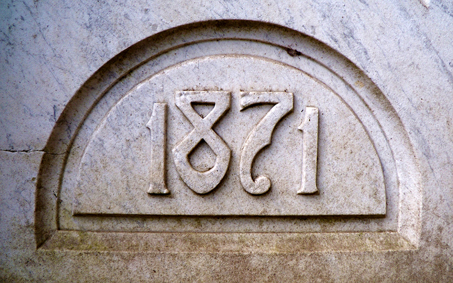 detail from Bishop tomb door