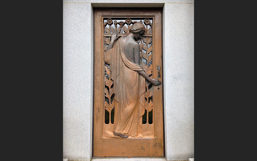Door of the Brennick mausoleum